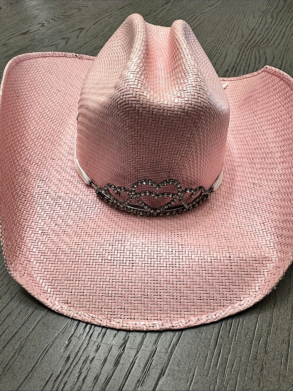 Twister Girls Princess Straw Hat Pink